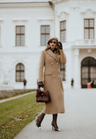 SANTAS Cappotto lungo ÉCLIPSE beige da donna PV2623 BE SANTAS 