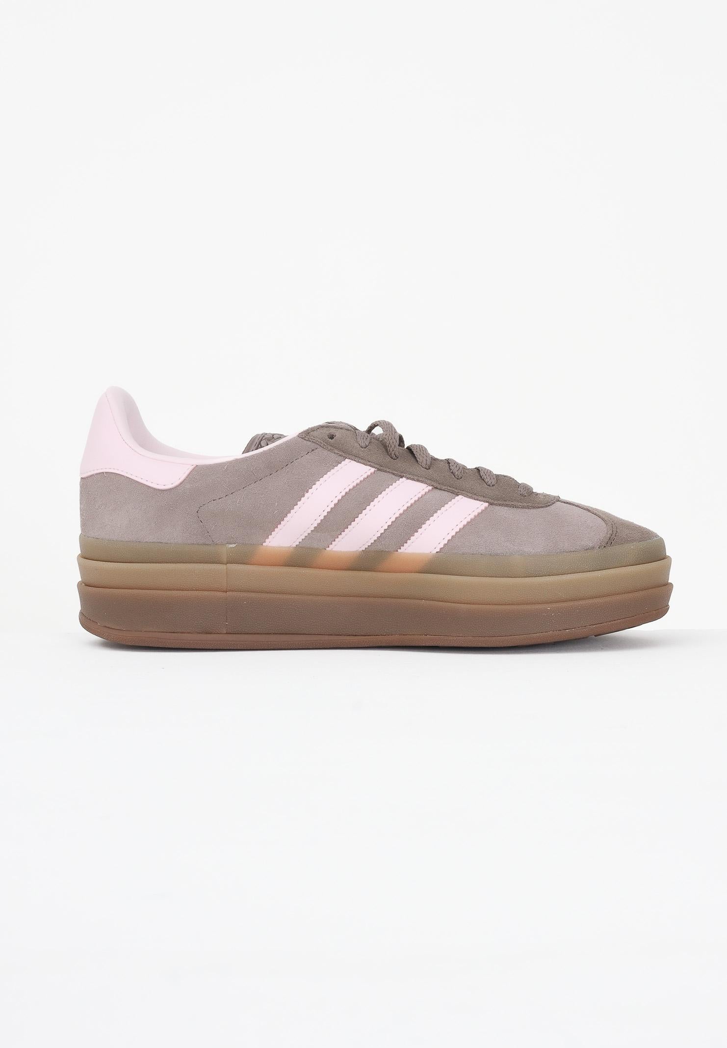 ADIDAS ORIGINALS Sneakers Gazelle marroni e rosa da donna JQ6436 . ADIDAS ORIGINALS 