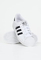 ADIDAS ORIGINALS Sneakers Superstar II bianche per uomo e donna JH9976 . ADIDAS ORIGINALS 