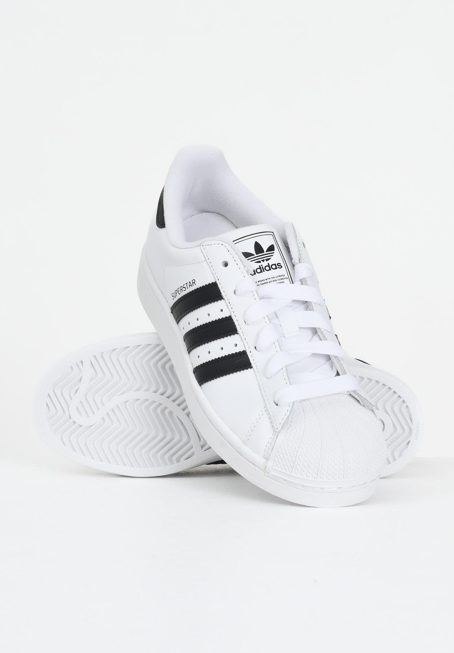 ADIDAS ORIGINALS Sneakers Superstar II bianche per uomo e donna JH9976 . ADIDAS ORIGINALS 