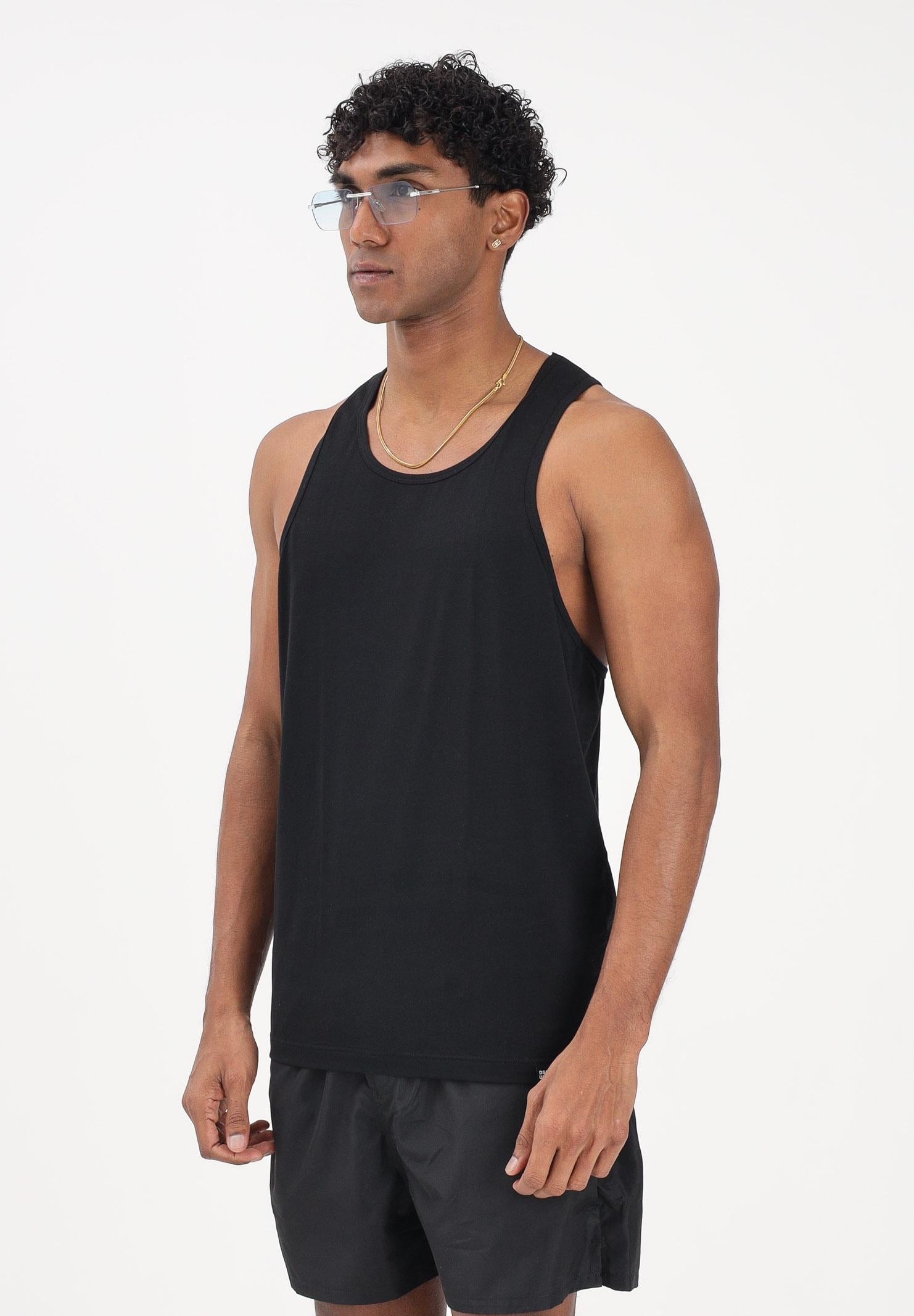 DSQUARED2 Canotta nera da uomo con logo sul retro D9D446190 010 DSQUARED2 
