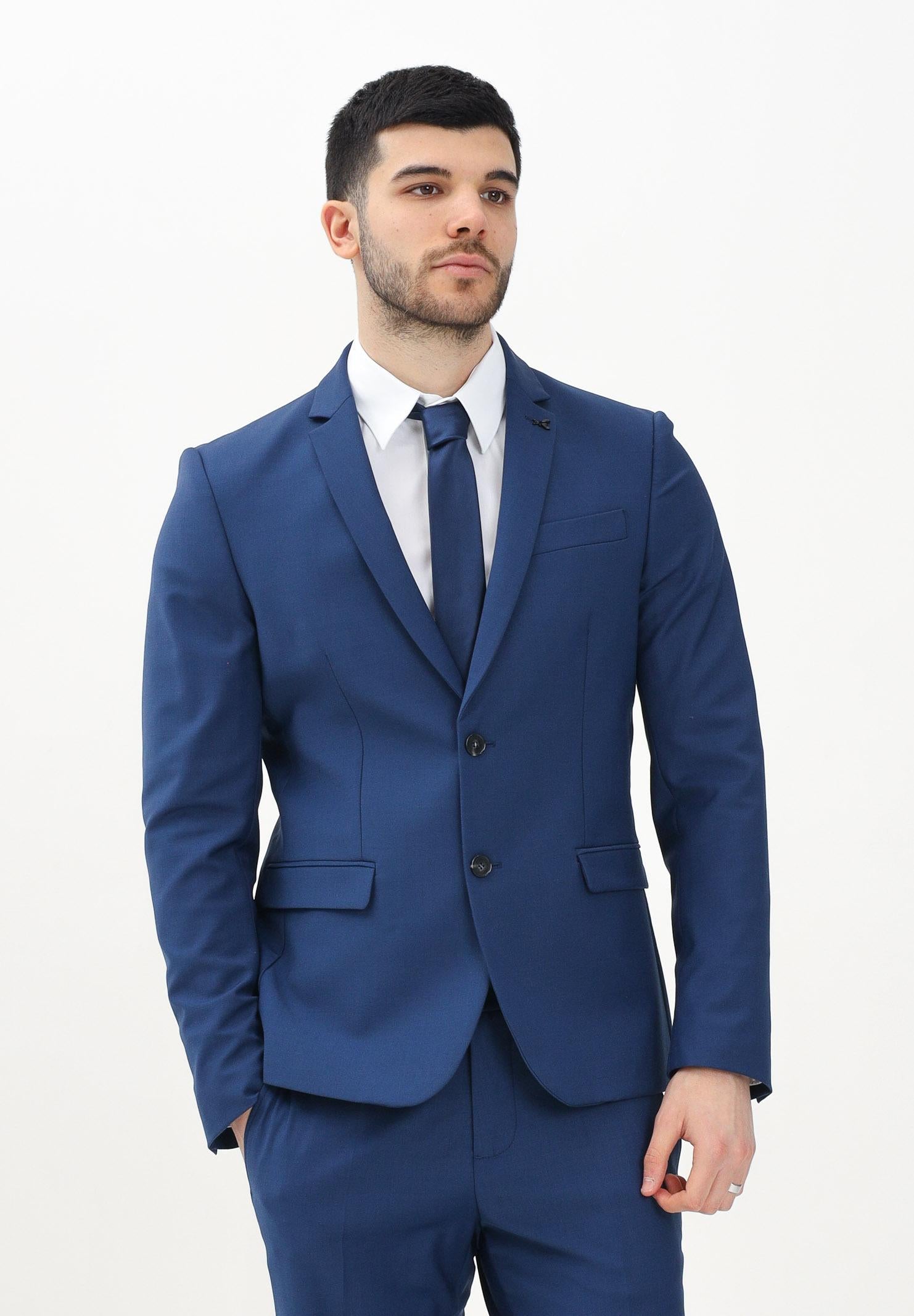 PATRIZIA PEPE Giacca monopetto blu da uomo 5SB652A590 CA57 PATRIZIA PEPE 