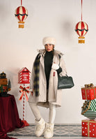 MAX MARA Parka beige da donna con eco pelliccia interna 2526026012600 001 MAX MARA 