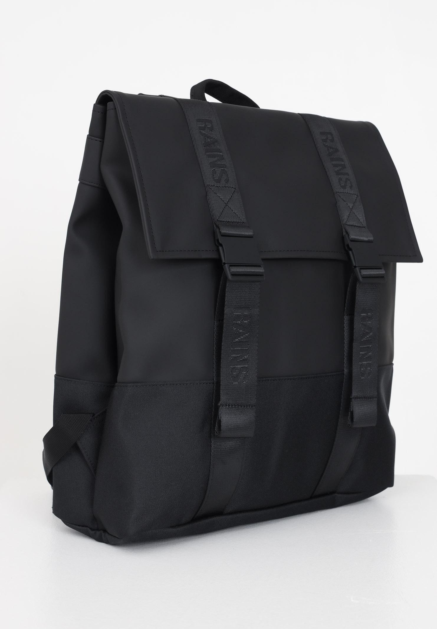 RAINS Zaino Trail MSN nero per uomo e donna RA14310 BLA RAINS 