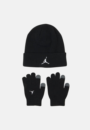 JORDAN Set regalo Essentials composto da berretto e guanti nero per bambino e bambina 9A0836 023 JORDAN 
