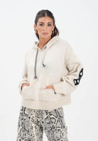 VANS Maglione con cappuccio Kawaii panna da donna VN000R52FS81  VANS 