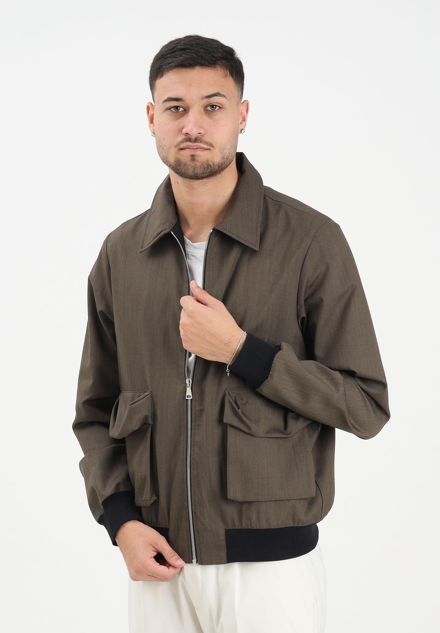 YES LONDON Giubbotto marrone da uomo XG5259 BR YES LONDON 