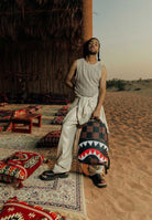 SPRAYGROUND Zaino ENLARGED CHECK PARIS DLXSV marrone e nero per uomo e donna 910B6263NSZ . SPRAYGROUND 