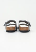 BIRKENSTOCK Ciabatte Arizona argento da bambina con glitter 1029468 . BIRKENSTOCK 