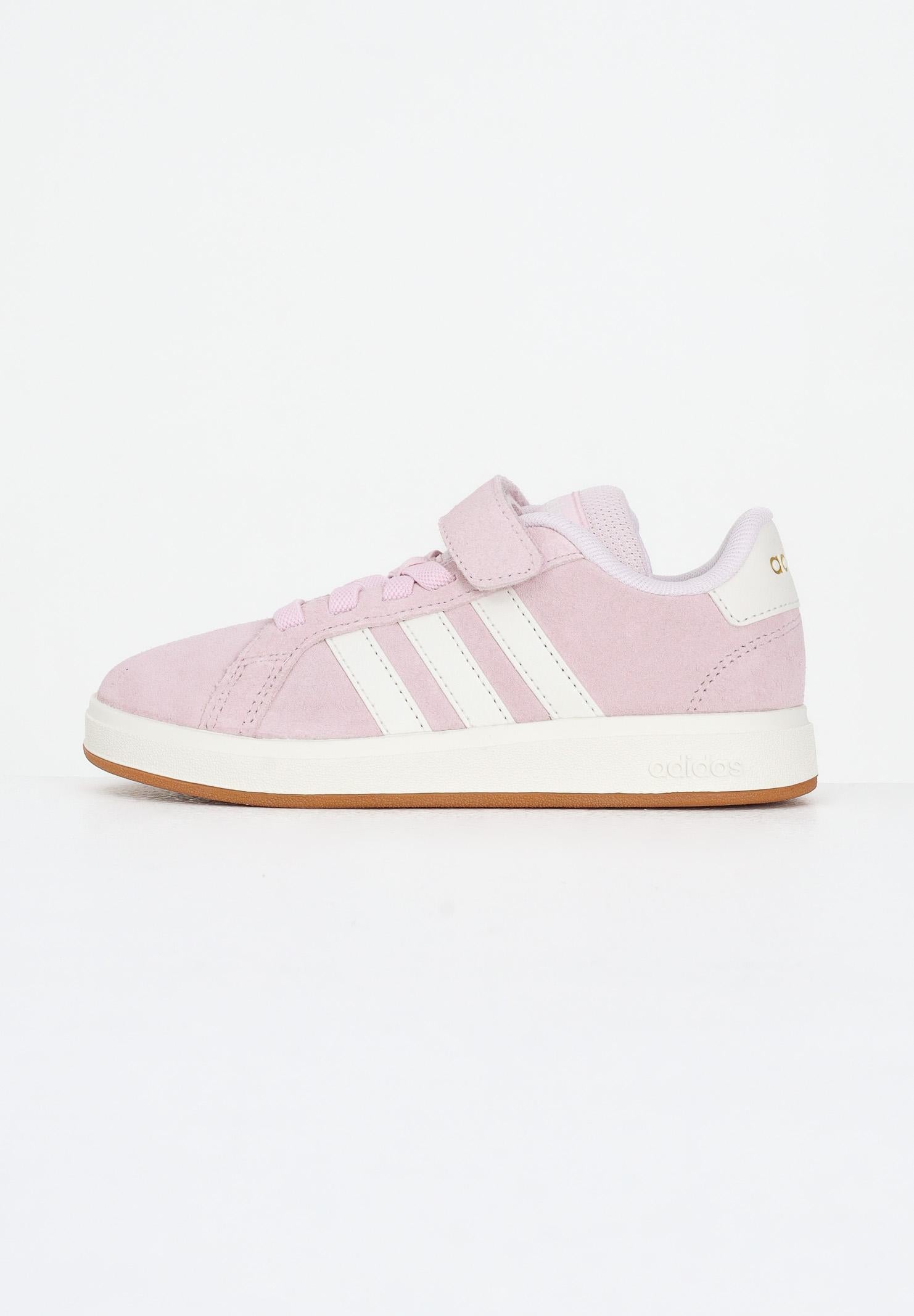 adidas gazelle silver green womens ADIDAS PERFORMANCE Girls' Grand Court 00s Pink Sneakers – Pavidas