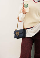 PINKO Borsa a tracolla Mini Love Bag blu da donna 100074A0F1 G08Q PINKO 