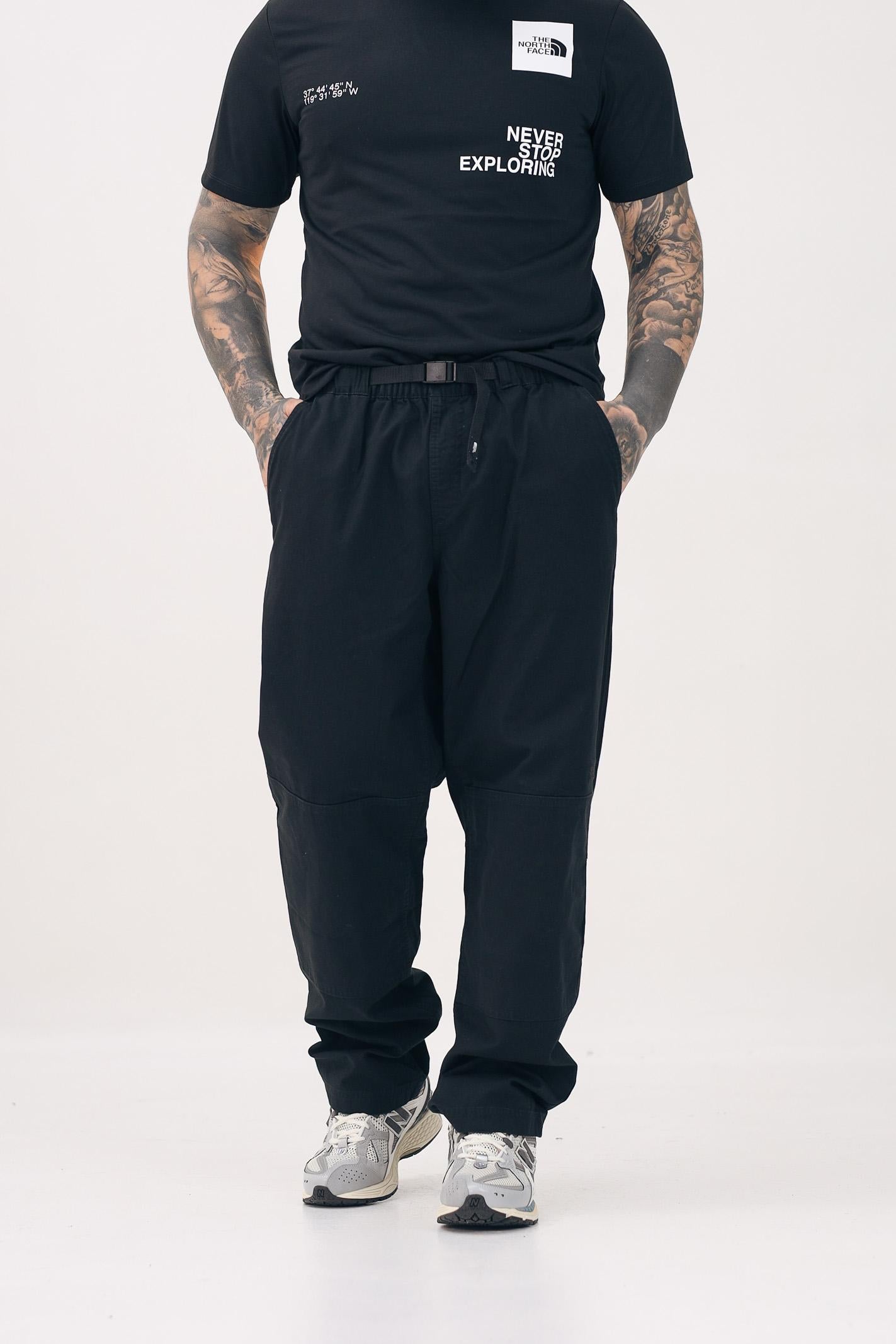 THE NORTH FACE Pantalone Beta Utility Belted nero da uomo NF0A8B62JK31 . THE NORTH FACE 