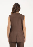 VICOLO Gilet marrone da donna TAB0243 ABU68 VICOLO 