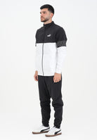 PUMA Tuta ESS COLORBLOCK bianca e nera da uomo 691994 02 PUMA 