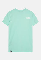 THE NORTH FACE T-shirt a manica corta Simple Dome verde acqua per bambino e bambina NF0A8DRP6EI1 . THE NORTH FACE 