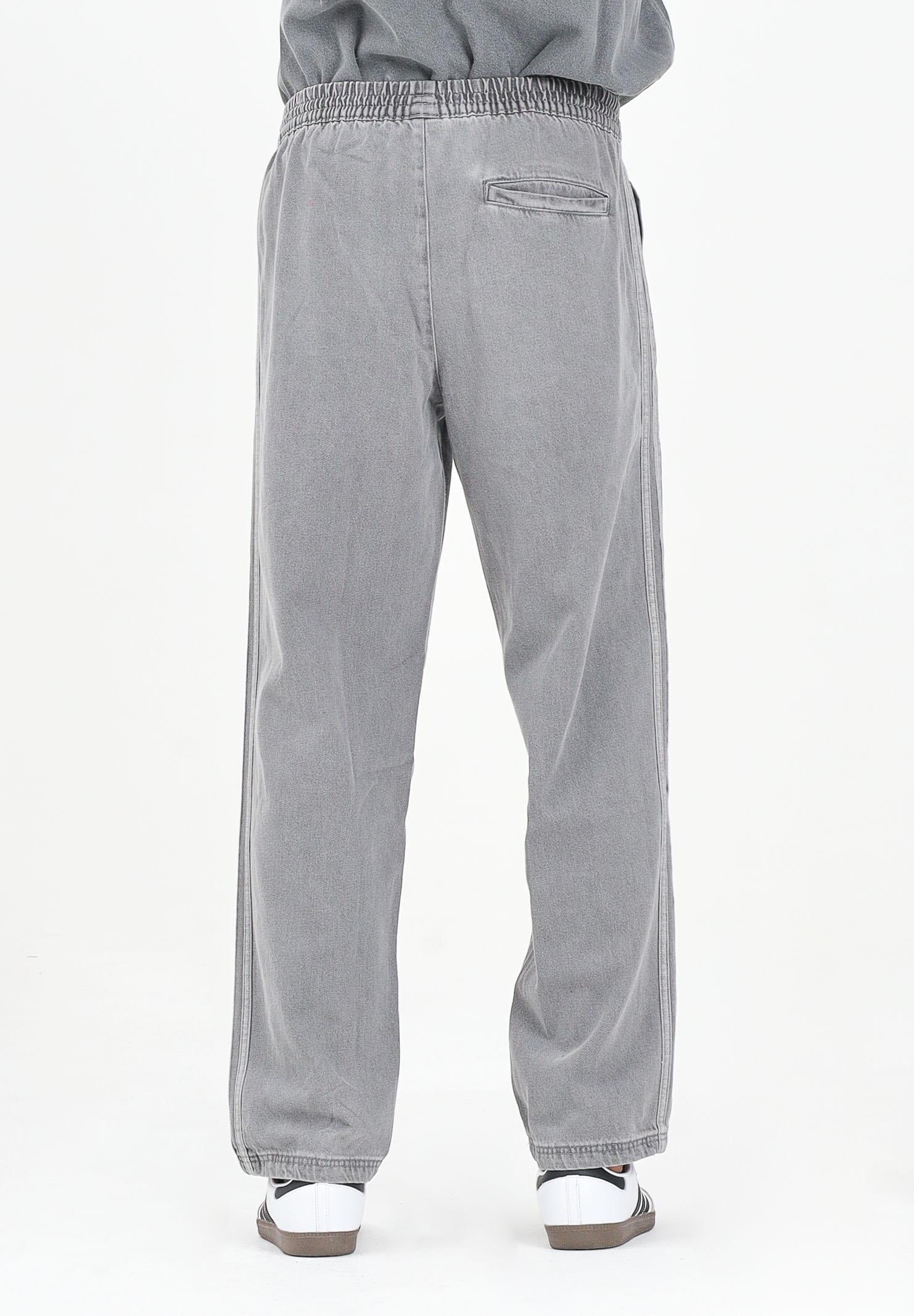 ADIDAS ORIGINALS Pantalone sportivo Adicolor Loose Denim Stone in denim grigio da uomo JW5920 . ADIDAS ORIGINALS 