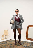 MAR DE MARGARITAS Giacca doppiopetto Norah grigia da donna MMABW01415 GR00 Mar de margaritas 