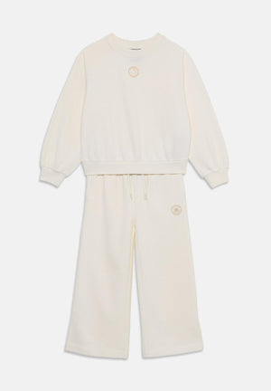 CONVERSE Tuta panna da bambina con logo 3CH415 W2Y CONVERSE 