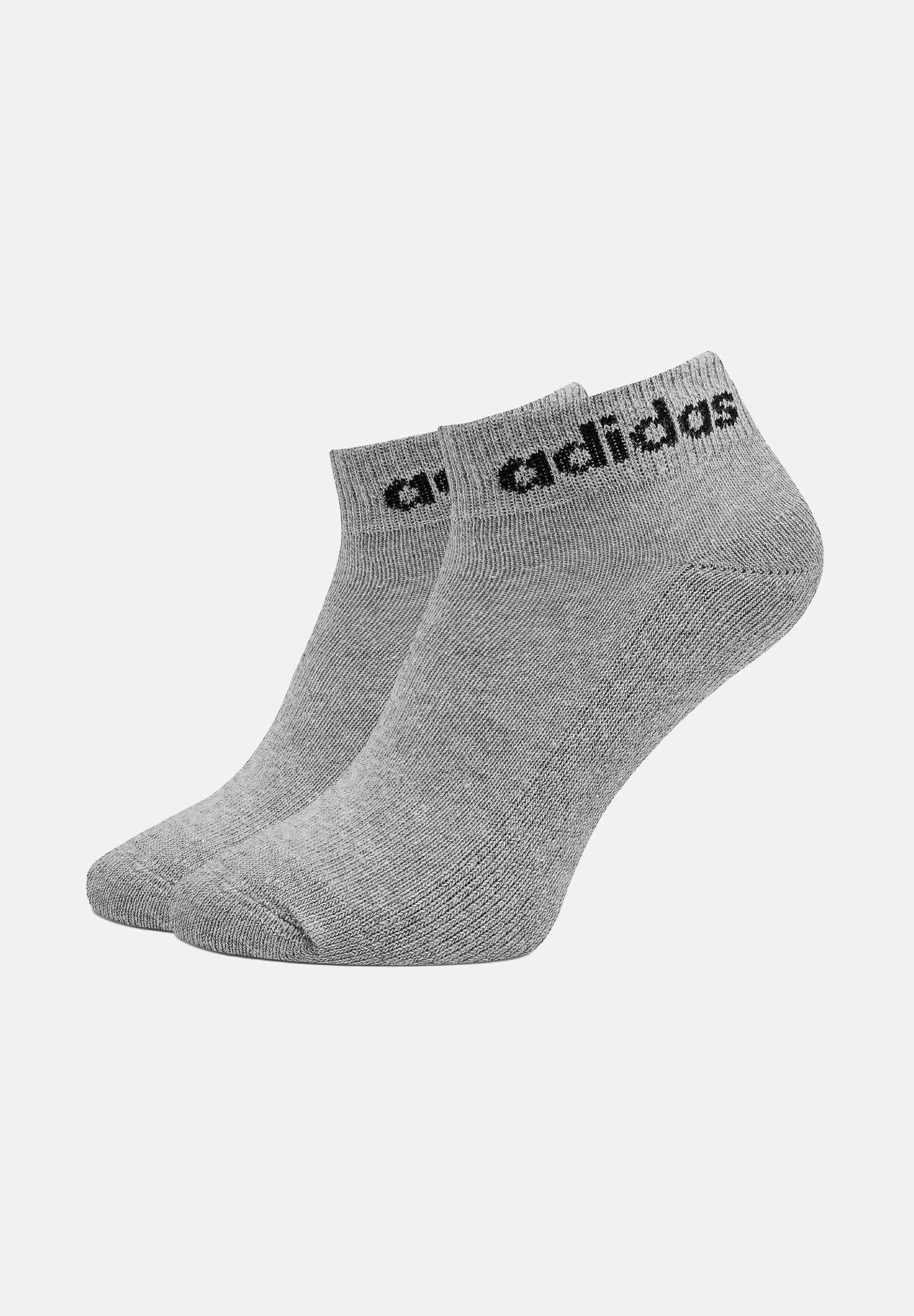 ADIDAS PERFORMANCE Calzini (3 paia) Linear Cushioned bianco, grigio e nero per uomo e donna IC1304 . ADIDAS PERFORMANCE 