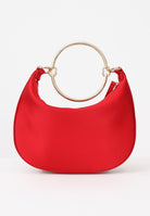 TOMMY HILFIGER Borsa hobo in raso rosso da donna AW0AW18236 XLG TOMMY HILFIGER 