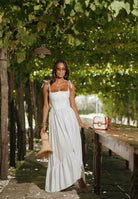 SANTAS Abito lungo DELIZIA bianco da donna PV2505 BIANCO SANTAS 