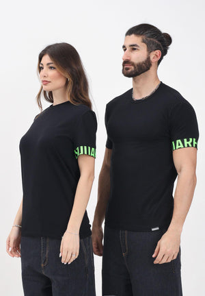 DSQUARED2 T-shirt a manica corta bianca per uomo e donna con manica logata D9M3S5770 004 DSQUARED2 