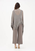 SIMONA CORSELLINI Stola fango da donna in maglia crochet dal gusto boho-chic P26CPSLO0101 V0770 SIMONA CORSELLINI 