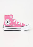 Sneakers Chuck Taylor All Star EVA Lift Platform Sketch rosa da bambina A08469C . CONVERSE 