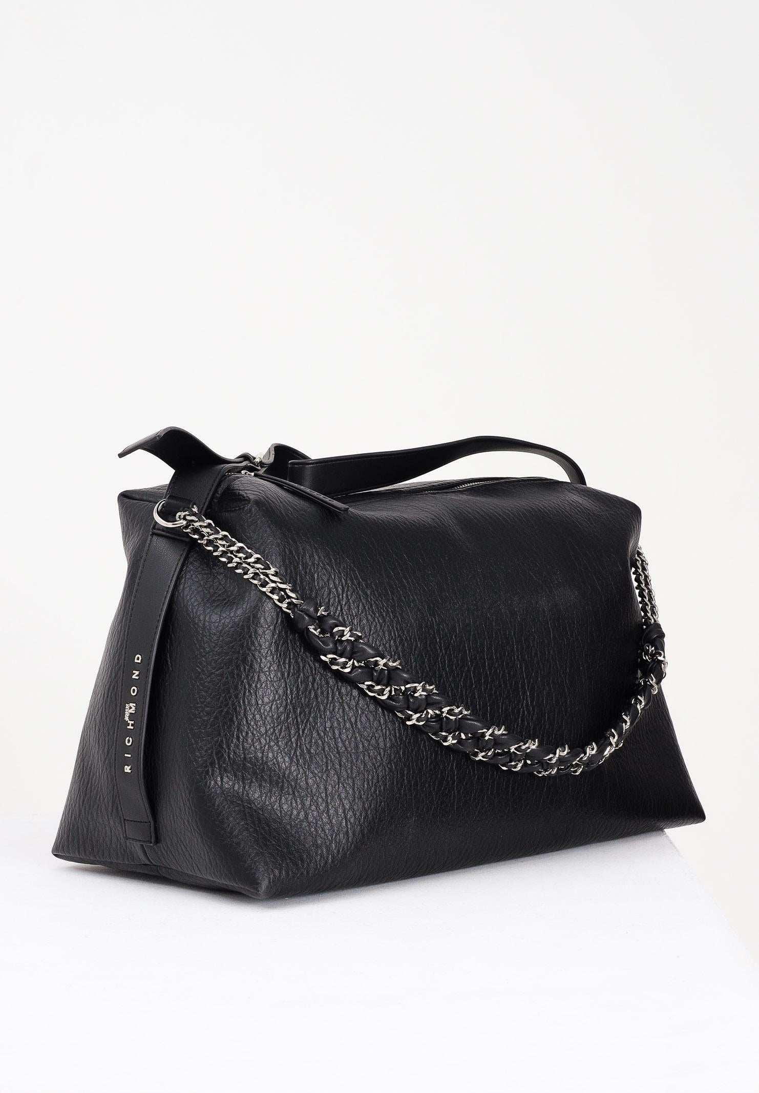 RICHMOND Shopper nera da donna con logo RWA25222BO BL RICHMOND 