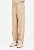 DIESEL Pantalone sportivo beige per donna, ragazzi e bambini con maxi logo Oval D J022720GYCJ K726 DIESEL 