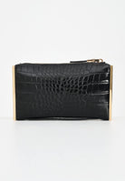 ELISABETTA FRANCHI Pochette nera da donna con stampa cocco BS51A56E2 110 ELISABETTA FRANCHI 