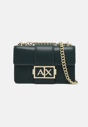 ARMANI EXCHANGE Borsa a tracolla verde da donna con logo XW000071AF12039 U7304 ARMANI EXCHANGE 