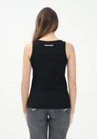 DSQUARED2 Canotta nera per donna, ragazzi e bambini con stampa logo DQ2783D0A2C DQ900 DSQUARED2 