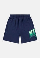 NIKE Shorts sportivo blu da bambino con stampa logo laterale 9Q1463 U90 NIKE 