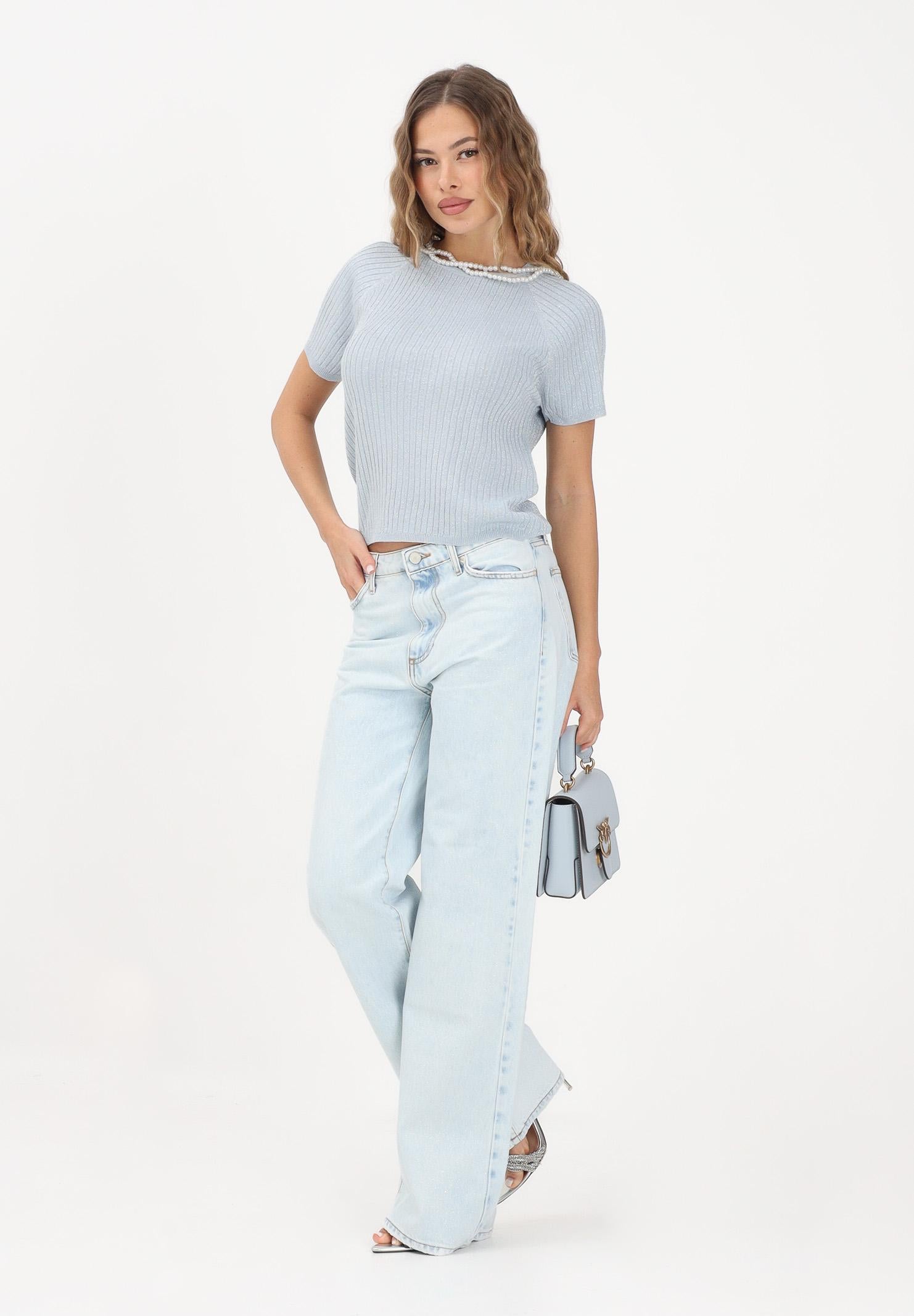 VICOLO Jeans Zeno in denim chiaro da donna DAB5115 DECH VICOLO 