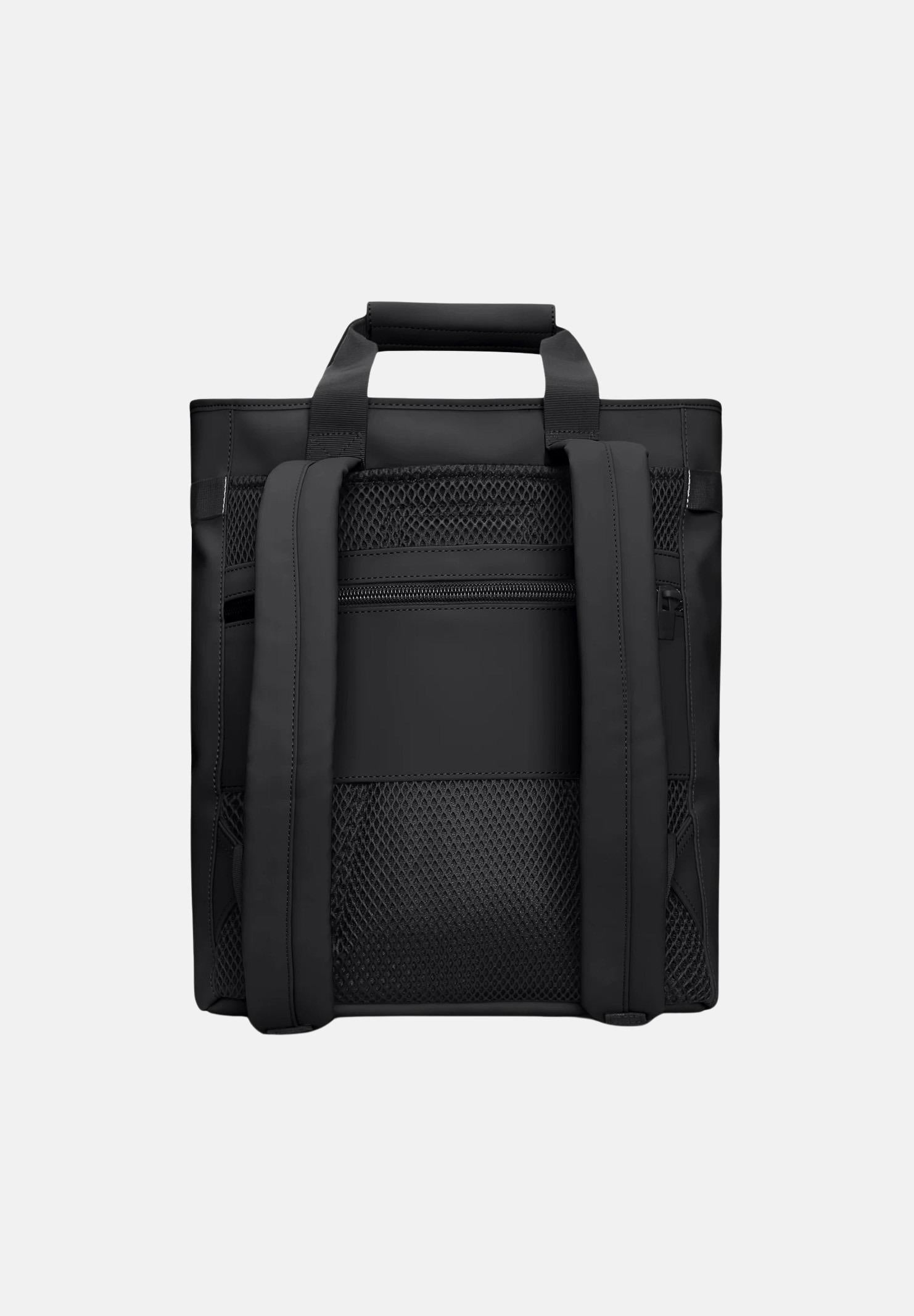 RAINS Zaino Texel Tote nero per uomo e donna RA14240 BLA RAINS 