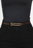 ELISABETTA FRANCHI Cintura marrone da donna CT76S56E2 EA3 ELISABETTA FRANCHI 