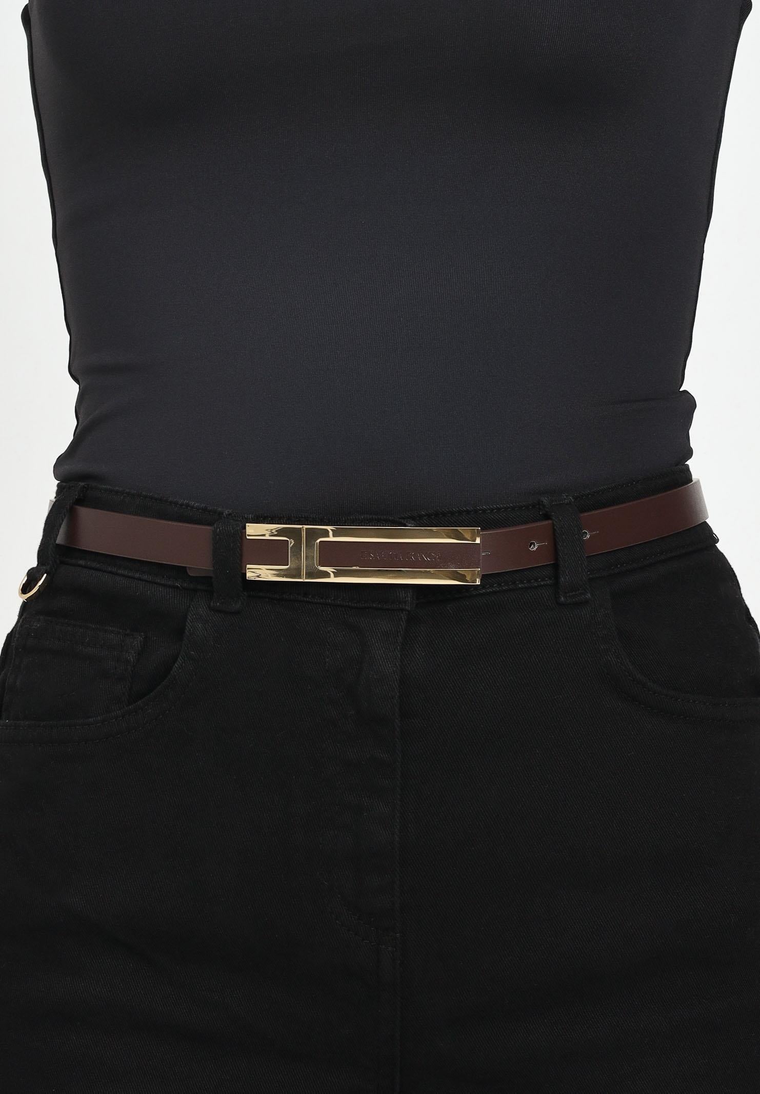 ELISABETTA FRANCHI Cintura marrone da donna CT76S56E2 EA3 ELISABETTA FRANCHI 