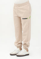 BARROW Pantalone sportivo beige per donna, ragazzi e bambini con stampa logo S5BKJUFP081 092 BARROW 