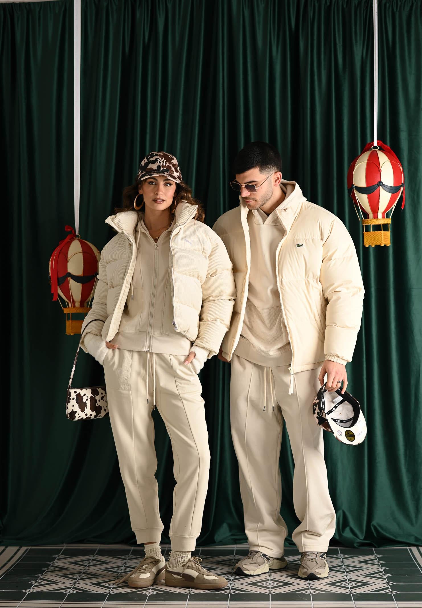 LACOSTE Piumino panna da uomo BH5154 XFJ LACOSTE 