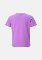 PUMA T-shirt a manica corta viola da bambina con logo in strass 693852 74 PUMA 