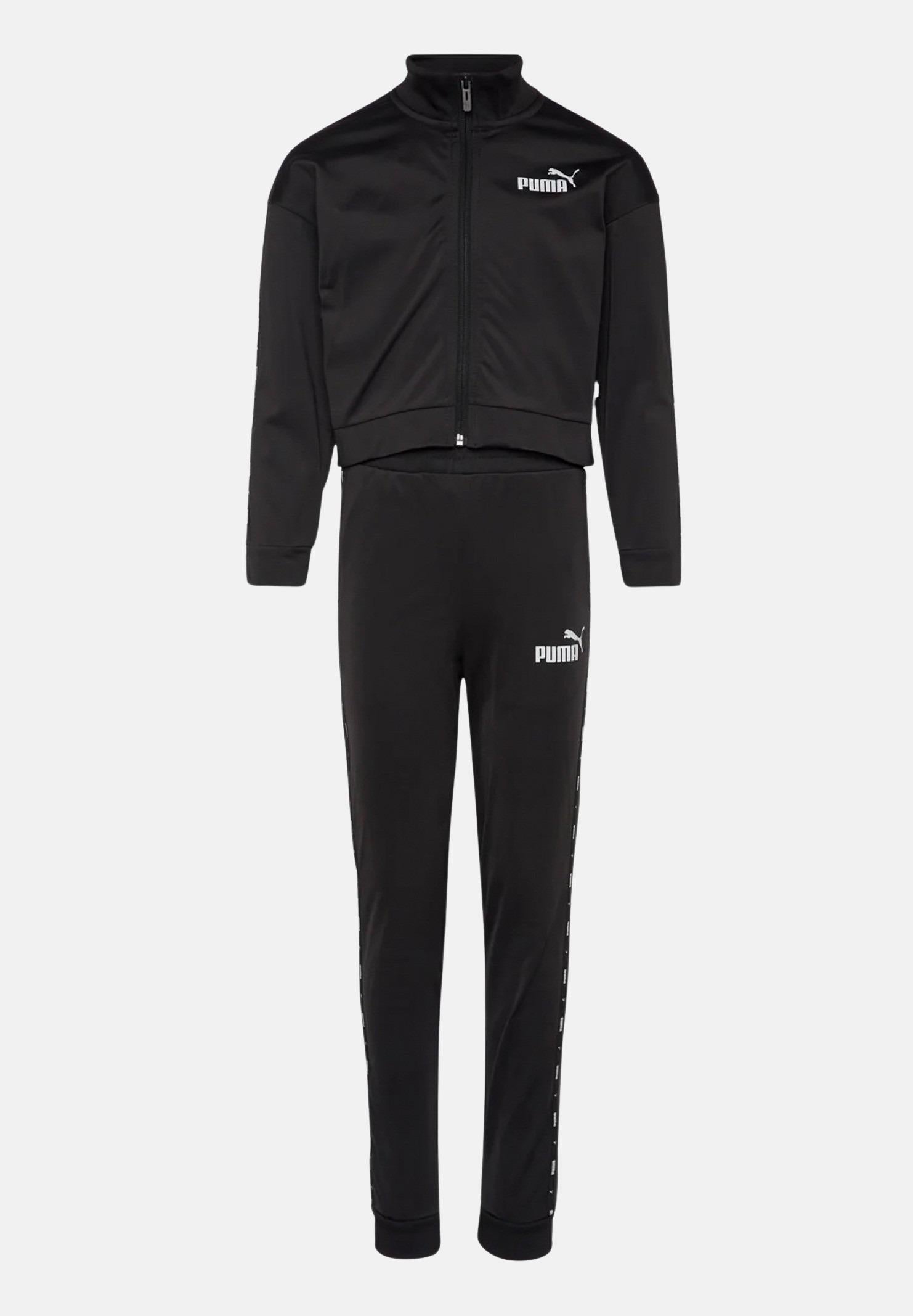 Tuta ESS nera da bambina 680319 01 PUMA 