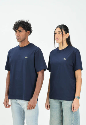 LACOSTE T-shirt a manica corta blu per uomo e donna TH7318 166 LACOSTE 
