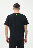 BARROW T-shirt a manica corta nera per uomo e donna con stampa orsacchiotto S5BWUATH154 110 BARROW 