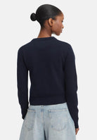 TOMMY JEANS pullover girocollo Tommy Flag Dark Night Navy blu navy donna. DW0DW22930 C1G TOMMY JEANS 