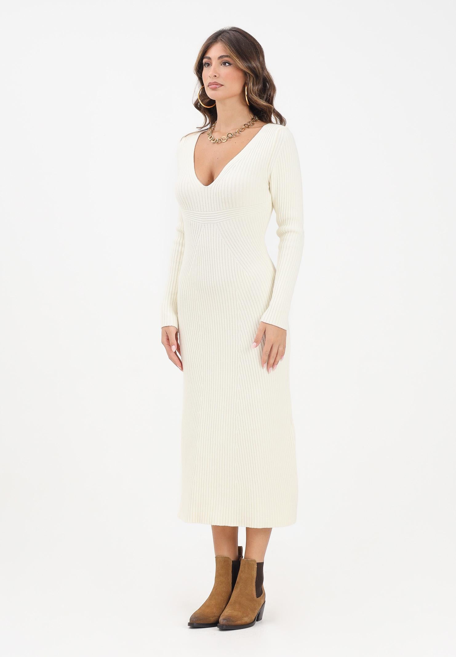 AKEP Abito midi panna da donna VSKD11032 V3 AKEP 