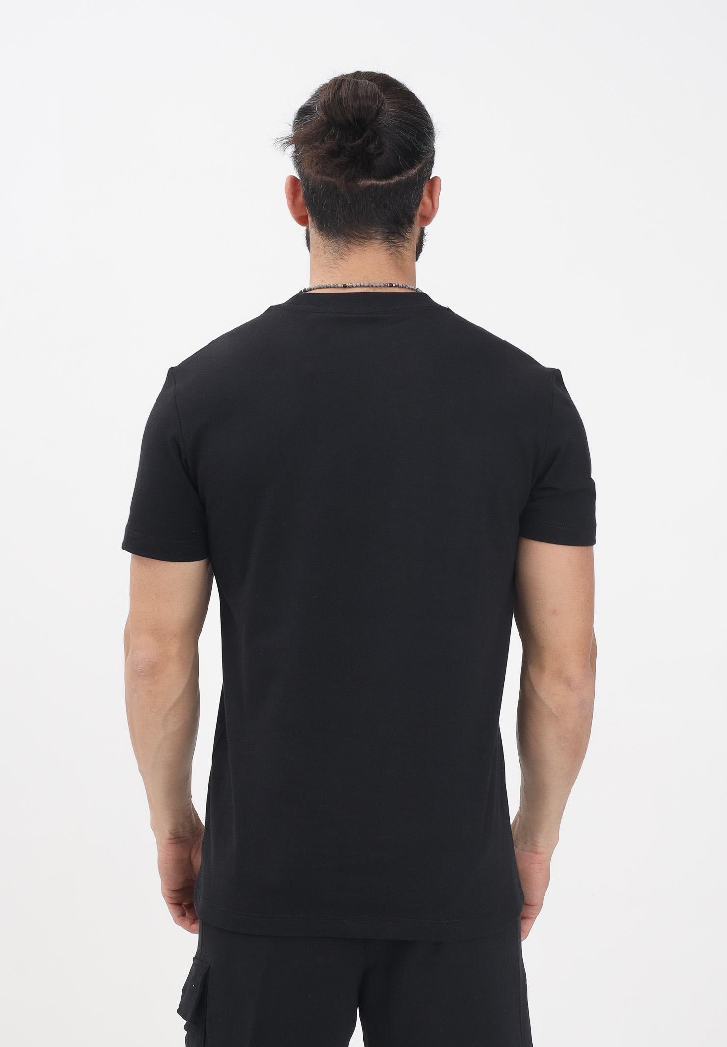 CALVIN KLEIN JEANS T-shirt a manica corta nera da uomo con stampa logo J30J326683 BEH CALVIN KLEIN JEANS 