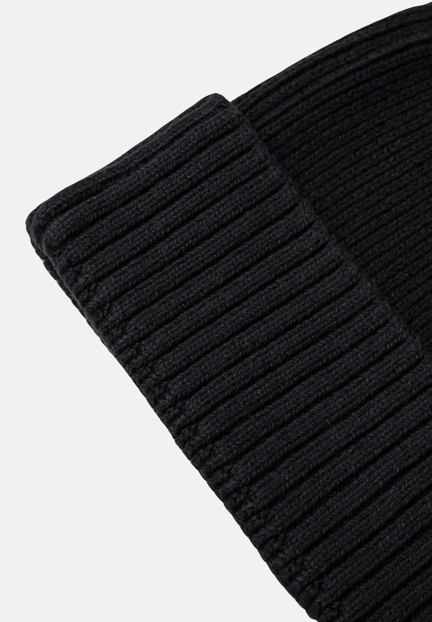 TOMMY HILFIGER Berretto nero per uomo e donna con logo AM0AM12796 BDS TOMMY HILFIGER 