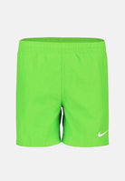 NIKE Shorts mare verde fluo da bambino con swoosh bianco sul fondo gamba NESSB866 311 NIKE 