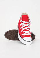 CONVERSE Sneakers CHUCK TAYLOR ALL STAR rosse per bambino e bambina 3J232C . CONVERSE 